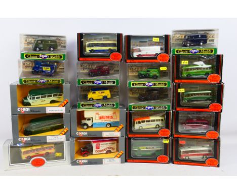 Corgi Classics - EFE - A collection of 19 boxed diecast model vehicles in various scales. Lot includes EFE #11902 Yelloways H