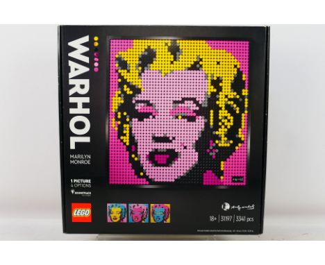 Lego -Warhol / Marilyn Monroe # 31197, 3341 pieces, pictured model 40 cm x 40 cm in factory sealed original pictorial box, mi