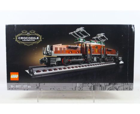 Lego - Crocodile Locomotive # 10277 for age 18+, with 1271 pieces (item number 6308468) mint in factory sealed original near 