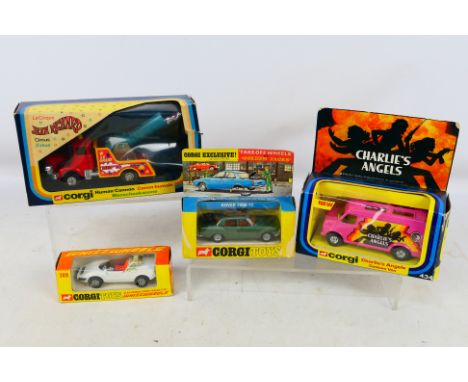 Corgi - 5 boxed diecast vehicles to include#275 Corgi Exclusive Rover 2000 TCCorgi - 4 Boxed diecast vehicles to include #434