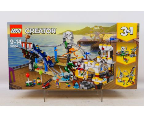 Lego - Creator Pirate Roller Coaster # 31084 for ages 9-14 (item number 6213375) mint in factory sealed original mint or near