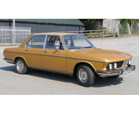 A 1971 BMW 2500 registration number JLG 463K, petrol, manual approximately 92,000 miles in gold

A lovely example of a BMW 25