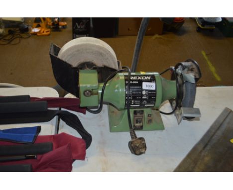 A Rexon bench grinder