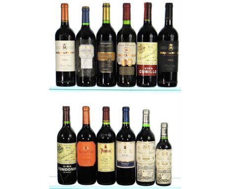 2003 Marques de Riscal, Reserva, Rioja 1x75cl 2002 Marques de Riscal, Reserva, Rioja 1x37.5cl 2004 Marques de Murrieta, Gran 
