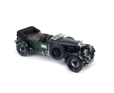 A fine 1:8 scale limited edition model of a 1929 4½ Litre Bentley by Sapor Modelltechnik of Germany, 1998,finely detailed wor