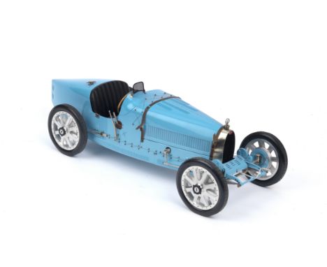 A 1:8 scale model of the 1924 Grand Prix de Lyon Bugatti Type 35 by Jean-Paul Fontanelle of Art Collection Auto of France, 19
