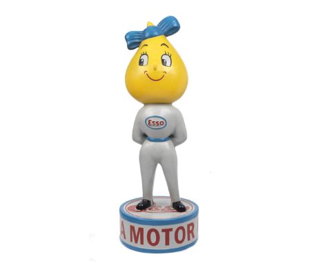 A hand-painted 'Mrs Drip' standing forecourt display figure,modern, fibreglass construction, depicting the Esso advertising c