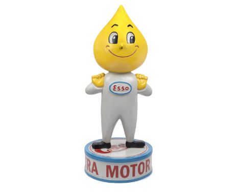 A hand-painted 'Mr Drip' standing forecourt display figure,modern, fibreglass construction, depicting the Esso advertising ch