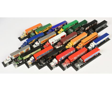 Matchbox Collectables group of Convoy Style Trucks - including CCY02 Ford Aeromax "Red Dog" Brewery; CCY02/B "Don Equis", oth
