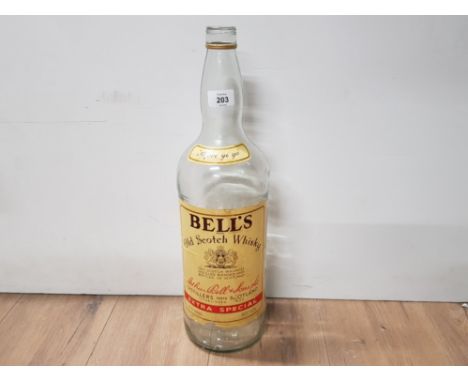 LARGE VINTAGE BELLS OLD SCOTCH WHISKY  4.5 LITRE BOTTLE UNFORTUNATELY EMPTY