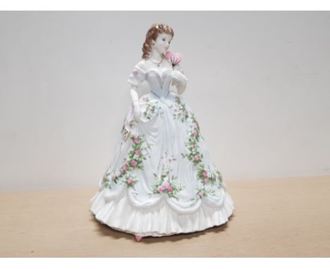 ROYAL WORCESTER QUEEN OF HEARTS LIMITED EDITION FIGURE 834 OF 12500 SCULPTED BY N STEVENS PERFECT CONDITION 22CM TALL