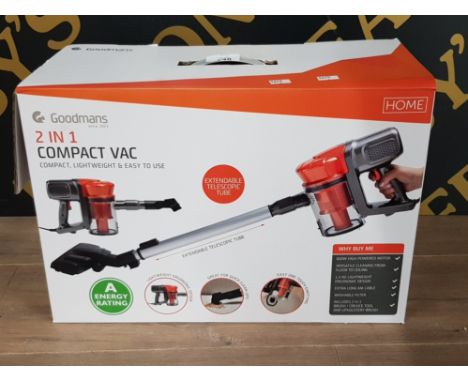 BOXED GOODMANS 2 IN 1 COMPACT VAC