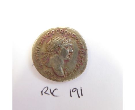 Twelve Trajan denarii from the Lincolnshire 2018 hoard. (Rome mint). (Brit. Mus. cat. # 158-167) 1 x RIC II 191. Obverse: IMP