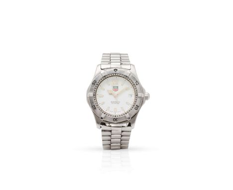  Tag Heuer. A stainless steel automatic wristwatch with date on bracelet 2000 Series, Ref.WK2110, made in the 1990s Self-wind
