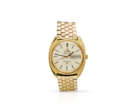  Omega. A stainless steel and gold plated self-winding wristwatch Constellation Ref.CD 168.019, Movement No.27628472, made ci