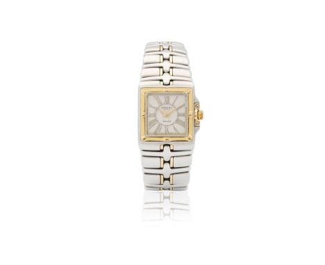  Raymond Weil. A Ladies stainless steel and gold plated quartz bracelet watch Parsifal, Ref.9790, Serial No.A474456, made in 