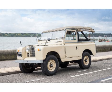 1963 LAND ROVER SERIES IIA. Registration Number: 384 ECJ, Chassis Number: 24110925B. The series IIa is possibly the most icon