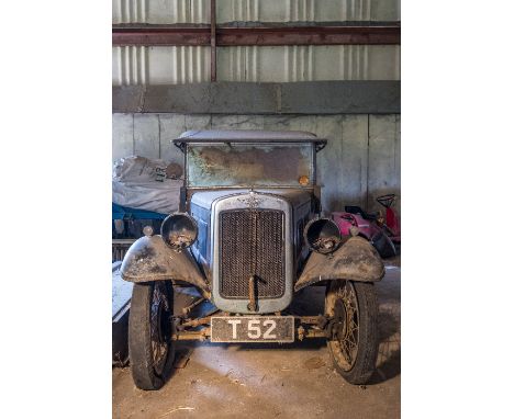 1933 AUSTIN 7 'T 52' RESTORATION PROJECT. Registration Number: T 52, Engine Number: M1-87484, Chassis Number: B8/9659. This u
