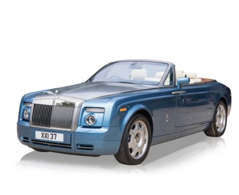 2007 ROLLS-ROYCE PHANTOM DROPHEAD COUPE. Registration Number: XXI 37, Chassis Number: SCA2068058UH07002, Engine Number: 60583