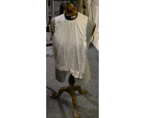 An early 20th century shop mannequin 