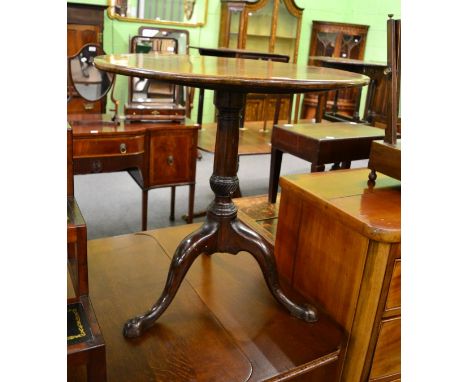 Georgian mahogany tripod table 