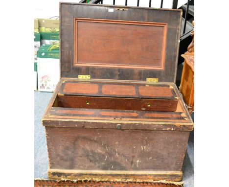 A joiners pine tool chest 