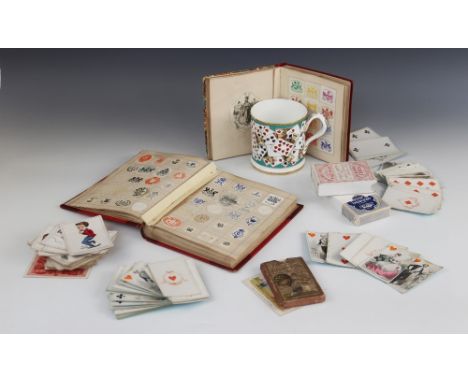 "THE AGE OF INVENTION", a Victorian card game, 19th century, comprising twenty printed cards, each illustrated with a comic v