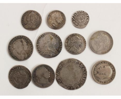 A collection of mainly British coinage and medallions, to include a  Thomason and Jones, Emperor Napoleon medallion 'Died 5th