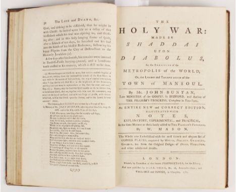 Bunyan (John), THE HOLY WAR: MADE BY SHADDAI UPON DIABOLUS, FOR THE REGAINING OF THE METROPOLIS OF THE WORLD, OR, THE LOSING 