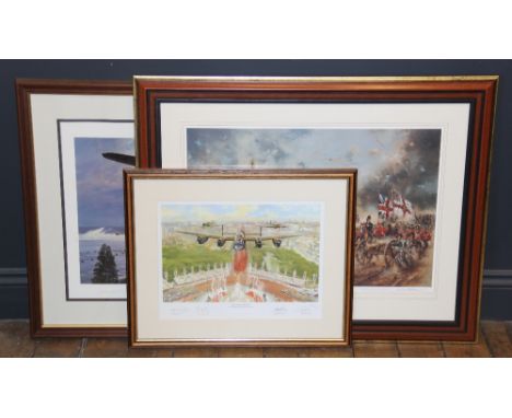 After Nicolas Trudgian (British, b.1959)"Breaching the Dam",Limited edition print on paper numbered "115/500",Signed to lower