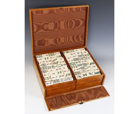 Lot - HARRODS CASED MAHJONG SET