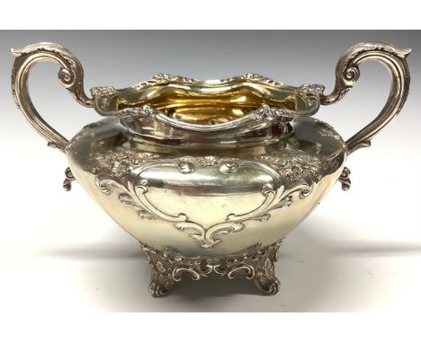 An early Victorian silver two-handled sucrier, James Howden &amp; Co, 22cm wide, James Howden &amp; Co, London 1837, 14.5oz 