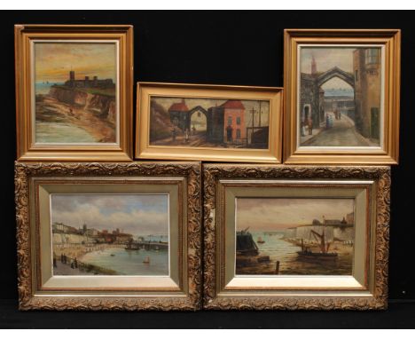 J**Lascelles Williamson (19th century)Morning Broadstairs, with Bleak Housesigned, titled to verso, 24cm x 34cm;  others, Sun