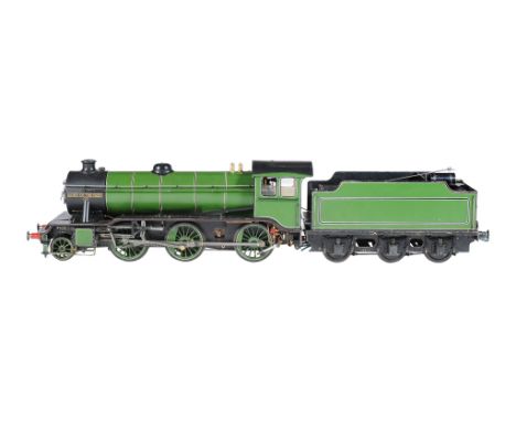  A well-engineered 5 inch gauge model of a LNER K4 Class 2-6-0 tender locomotive  Lord of the Isles ,   built by Mr Bob Wilki