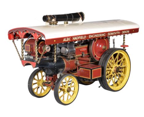  An exhibition standard and award winning 2 inch scale model of a Fowler live steam Showmans engine 'Princess',   built by th