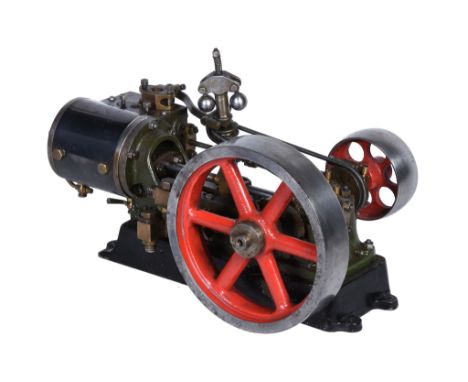  A well-engineered model of a Stuart Turner No 9 Live steam horizontal mill engine,   rebuilt by Mr S Francis in 1981 having 