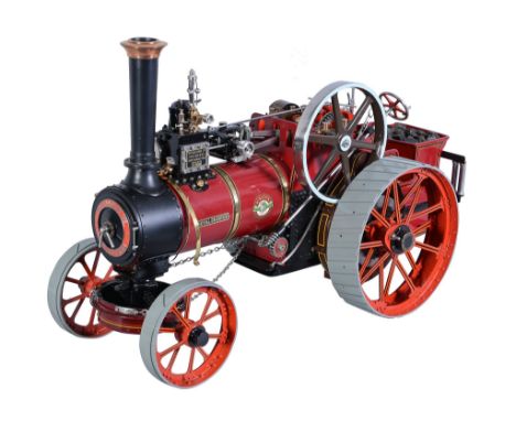  A well-engineered 1 Â½ inch scale model of a 'Royal Chester' Allchin Traction engine,   built by the late Mr Ivor Dolling of