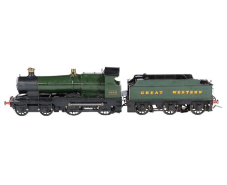  An exhibition quality built 5 inch gauge model of a Great Western Railway 4-4-0 'Bulldog' tender locomotive No 3433,   built