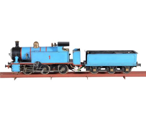  A well-engineered model of a LBSC 'P V Baker' 0-6-0 side tank tender locomotive,   built by Mr Bob Wilkinson of Stogursey So