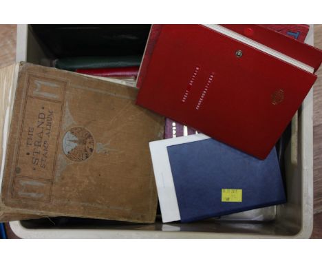 Eight various stamp albums, mostly used, some unused, World and British stamps.