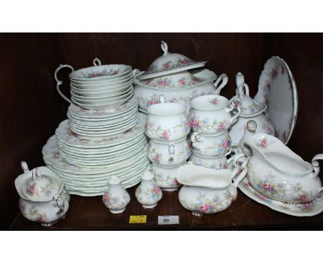 SECTION 50.  An eight-place Royal Albert "Coleen" pattern dinner, tea and coffee service, comprising eight-each tea cups, sau