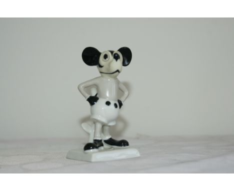 Rosenthal Porzellan Figur Mickey Maus, Walt Disney Vintage No 493 Traum Zustand.Absolute Rarität aus der 50 Jahren. Keine Bes
