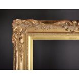 19th Century English School. A Gilt Composition Frame, with swept centres and corners, 30.5" x 21.