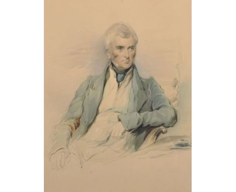 George Richmond (1809-1896) British. Portrait of Samuel Hoare III ,(1783-1847), known as 'Sam Junior', Son of Samuel Hoare II