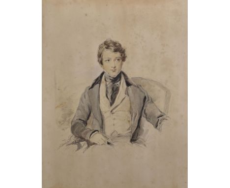 George Richmond (1809-1896) British. Portrait of Joseph Hoare (21st March 1814- 21st January 1886), Married Amelia Buxton 183