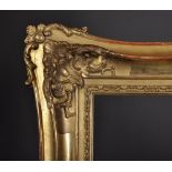 19th Century French School. A Gilt Composition Frame, with swept and pierced corners, 10" x 7.5".