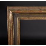 20th Century English School. A Hollow Gilt and Painted Frame, 45" x 33.5".