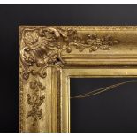 19th Century English School. A Swept, Gilt Composition Frame, 11.5" x 9.5".