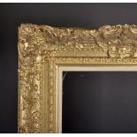 20th Century English School. A Gilt Composition Frame, with swept centres and corners, 22.75" x