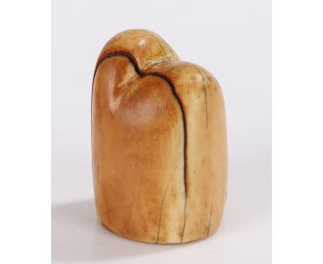 Medieval ivory chess piece, 12th Century, 5cm high